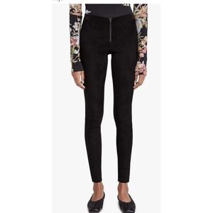 alice + olivia Women's Front Zip Leggings Sze 6